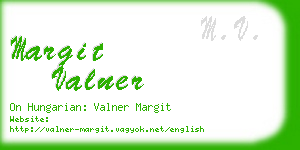 margit valner business card